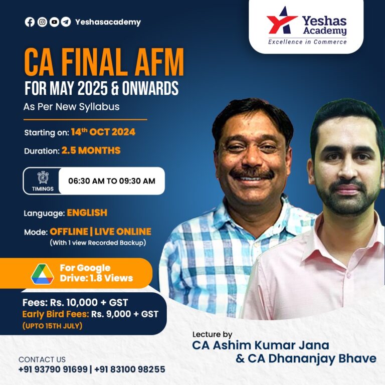 CA Final AFM 2025